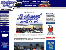 Tablet Screenshot of bridgeportautosales.com